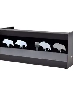 Magnetic Knockdown Pellet Catcher Shooting Target Wild Boar Design