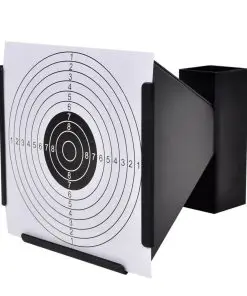 14 cm Funnel Target Holder Pellet Trap + 100 Paper Targets