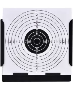 14 cm Square Target Holder Pellet Trap + 100 Paper Targets