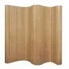 vidaXL Room Divider Bamboo Natural 250×165 cm
