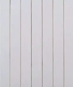 vidaXL Room Divider Bamboo White 250×195 cm