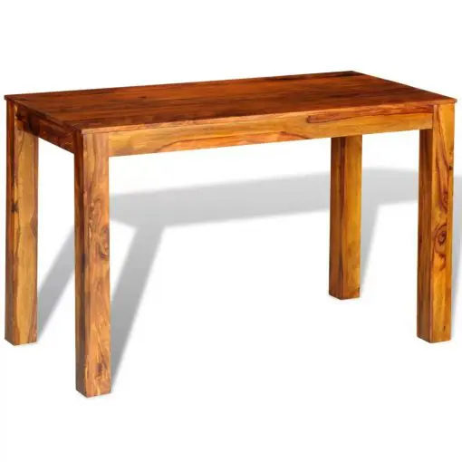 vidaXL Dining Table Solid Sheesham Wood 120x60x76 cm