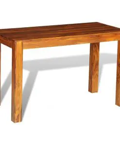vidaXL Dining Table Solid Sheesham Wood 120x60x76 cm