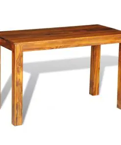 vidaXL Dining Table Solid Sheesham Wood 120x60x76 cm