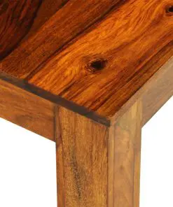 vidaXL Dining Table Solid Sheesham Wood 120x60x76 cm