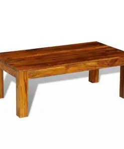 vidaXL Coffee Table Solid Sheesham Wood 110x60x40 cm