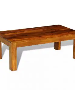 vidaXL Coffee Table Solid Sheesham Wood 110x60x40 cm