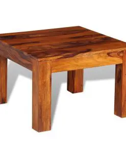 vidaXL Coffee Table Solid Sheesham Wood 60x60x40 cm