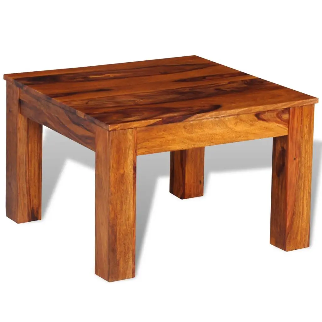 vidaXL Coffee Table Solid Sheesham Wood 60x60x40 cm