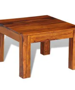 vidaXL Coffee Table Solid Sheesham Wood 60x60x40 cm
