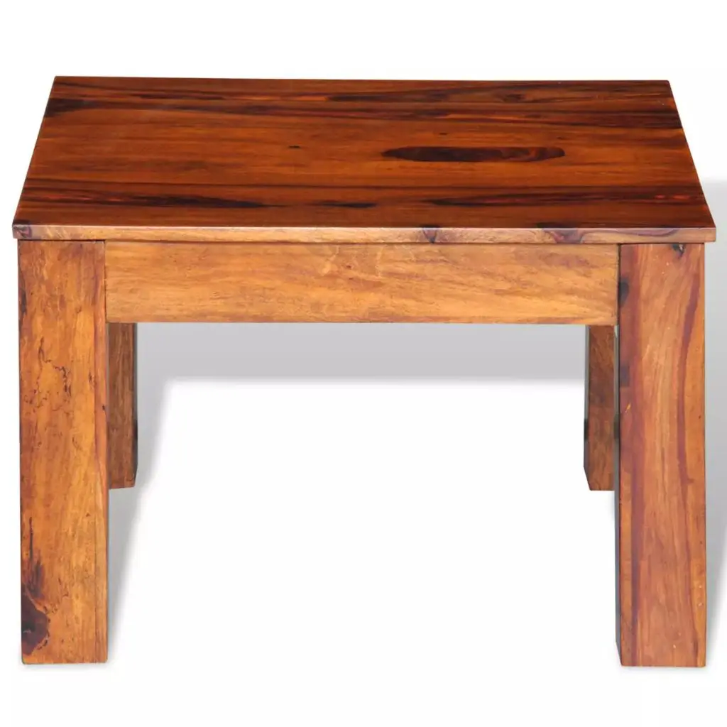 vidaXL Coffee Table Solid Sheesham Wood 60x60x40 cm