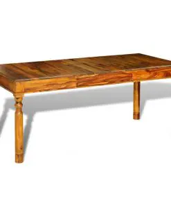 vidaXL Dining Table 180x85x76 cm Solid Sheesham Wood