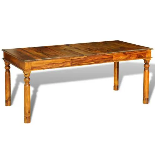 vidaXL Dining Table 180x85x76 cm Solid Sheesham Wood