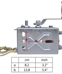 vidaXL Hand Winch 1134 kg