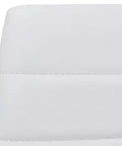 Dining Set White Slim Line Chair 4 pcs with 1 Glass Table