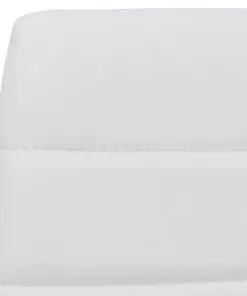 Dining Set White Slim Line Chair 6 pcs with 1 Glass Table