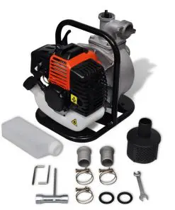 vidaXL Petrol Powered Water Pump 2 Stroke 1.25 kW 1.3 L