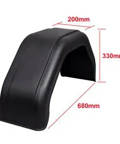 vidaXL 2x Mudguard for Trailer Wheels 200 x 680 mm