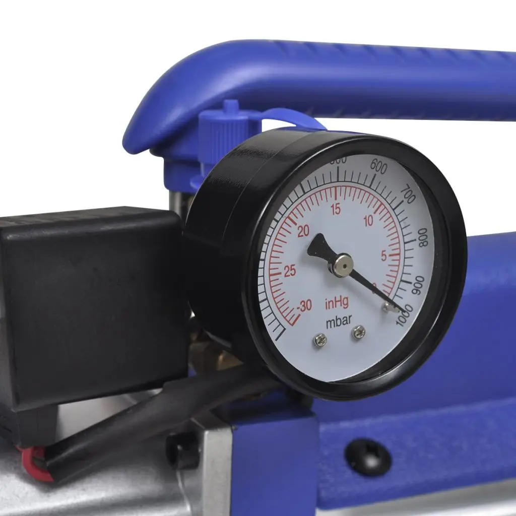 vidaXL Single-stage Vacuum Pump with Pressure Gauge 71 L / min