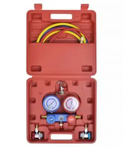 vidaXL 2-way Manifold Gauge Set in Tool Kit