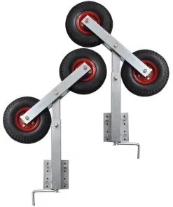 Boat Trailer Double Wheel Bow Support Set of 2 59 – 84 cm