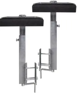 Boat Trailer Solid Bar Bow Support Set of 2 63 – 88 cm