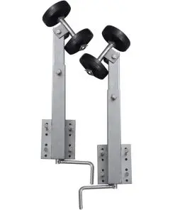 vidaXL Boat Trailer Double Roller Bow Support Set of 2 59-84 cm