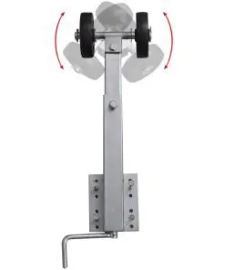 vidaXL Boat Trailer Double Roller Bow Support Set of 2 59-84 cm