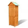 vidaXL Garden Storage Cabinet Brown 79x49x190 cm