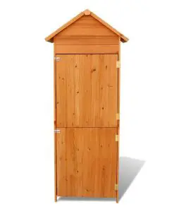 vidaXL Garden Storage Cabinet Brown 79x49x190 cm