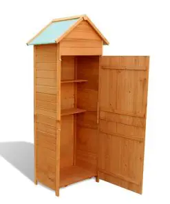 vidaXL Garden Storage Cabinet Brown 79x49x190 cm