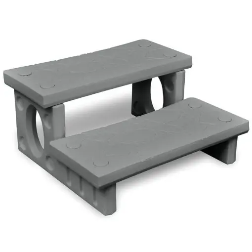 vidaXL Spa Steps Grey