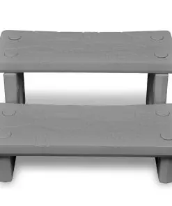 vidaXL Spa Steps Grey