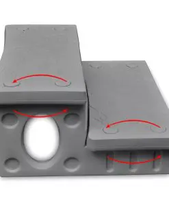 vidaXL Spa Steps Grey