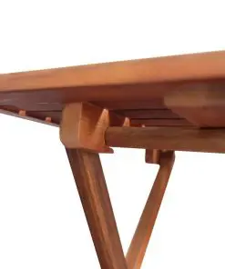 vidaXL Bistro Table 46x46x47 cm Solid Acacia Wood