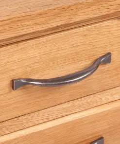 vidaXL Nightstand with 3 Drawers 40x30x54 cm Solid Oak Wood