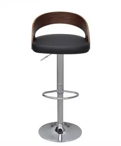 vidaXL Bar Stools 2 pcs Bent Wood