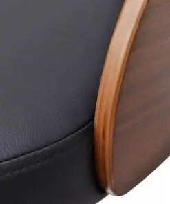 vidaXL Bar Stools 2 pcs Bent Wood