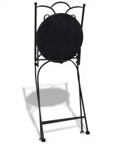 vidaXL 3 Piece Bistro Set Ceramic Tile Terracotta