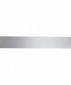 vidaXL Set of 10 Flexible Lawn Fence Galvanised Steel 100 x 15 cm