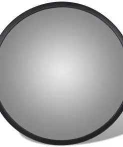 Convex Traffic Mirror Acrylic Black 30 cm Indoor