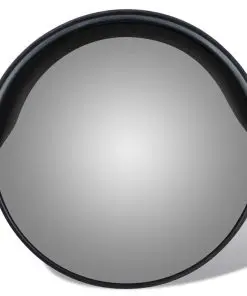 Convex Traffic Mirror PC Plastic Black 30 cm Outdoor