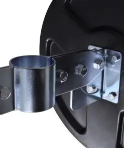 Convex Traffic Mirror PC Plastic Black 30 cm Outdoor