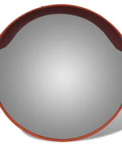 Convex Traffic Mirror PC Plastic Orange 45 cm Outdoor