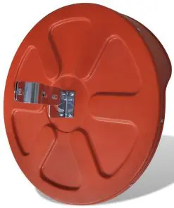 vidaXL Convex Traffic Mirror PC Plastic Orange 60 cm