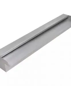 Rectangular Waterfall Pool Fountain Stainless Steel 60 cm