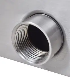 Rectangular Waterfall Pool Fountain Stainless Steel 60 cm