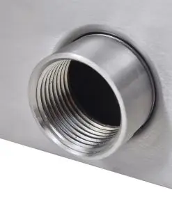 Rectangular Waterfall Pool Fountain Stainless Steel 90 cm