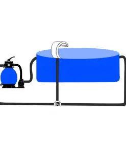 Garden Waterfall Pool Fountain Stainless Steel 45x30x60 cm