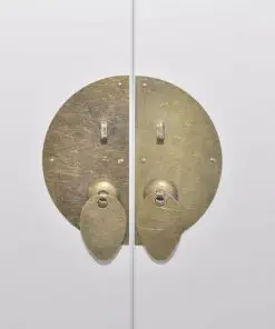 vidaXL Wooden Sideboard Asian Style with 8 Drawers and 2 Doors